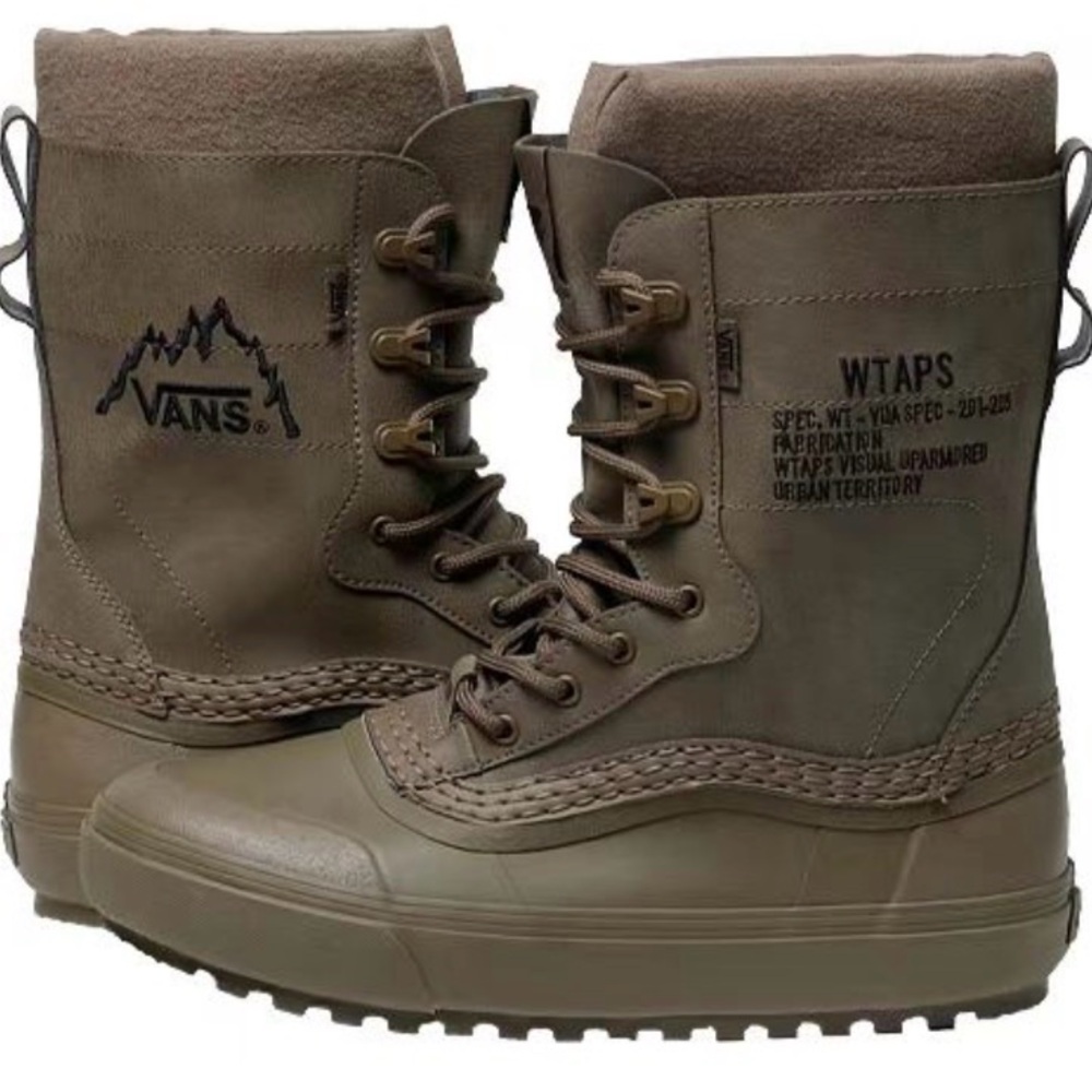 Vans WTAPS Olive Green Boots
